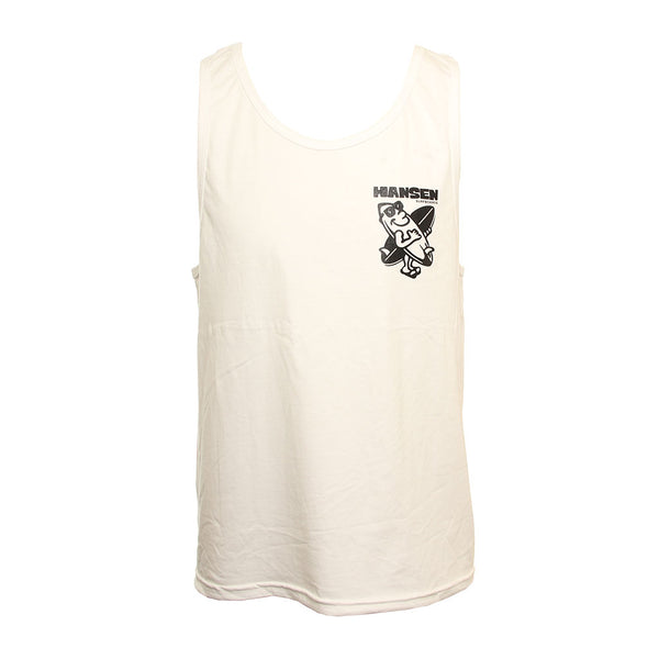 Hansen Mens Tank Top Surfs Up Sunny