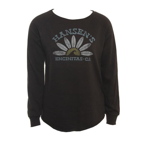 Hansen Womens Sweatshirt Boards Crew