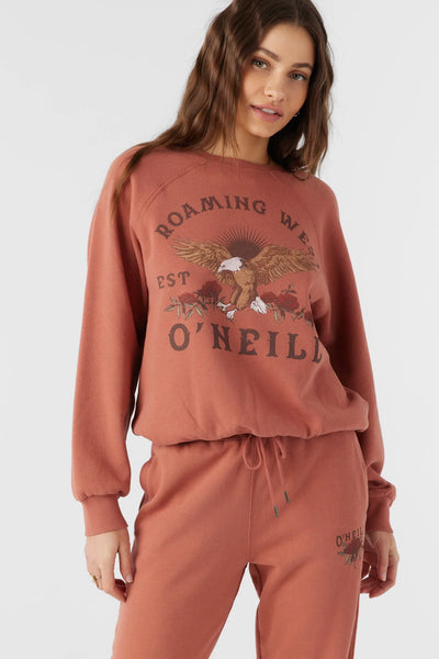 Oneill Womens Sweatshirt Boardwalk Crew Neck Fleece