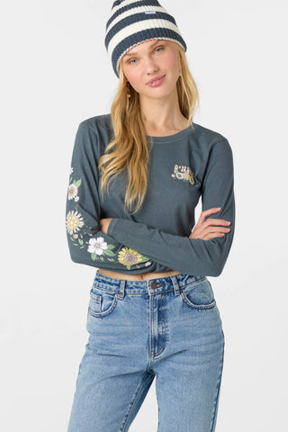 Oneill Womens Shirt Daisy Daze Long Sleeve Tee