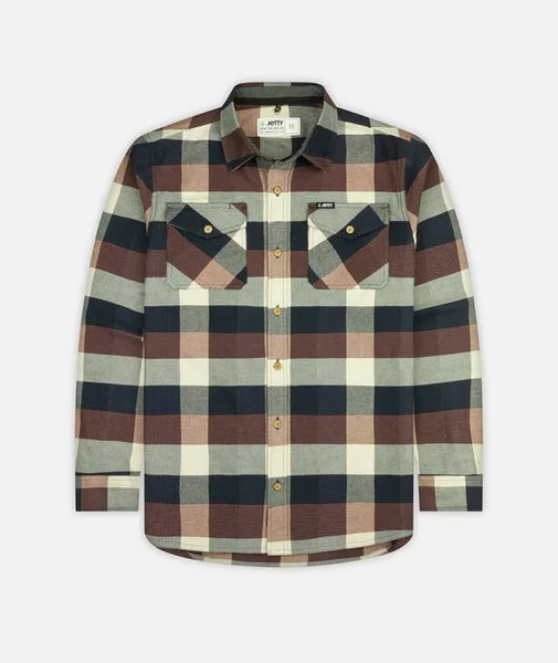 Jetty Mens Shirt Breaker Flannel