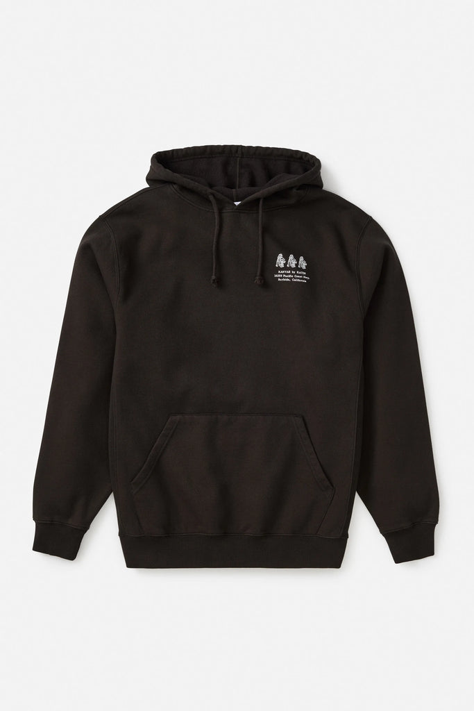 Kanvas by Katin Black Zip outlets Sweatshirt Hoodie Unisex S Surf California Beach Hood