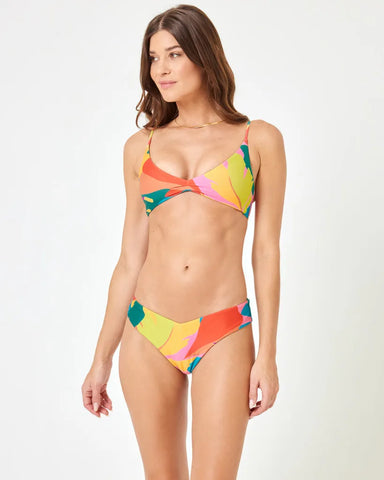 L*Space Womens Bikini Top Printed Riley