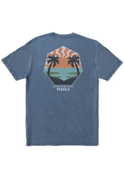 Vissla Mens Shirt Pyschedelic Palms