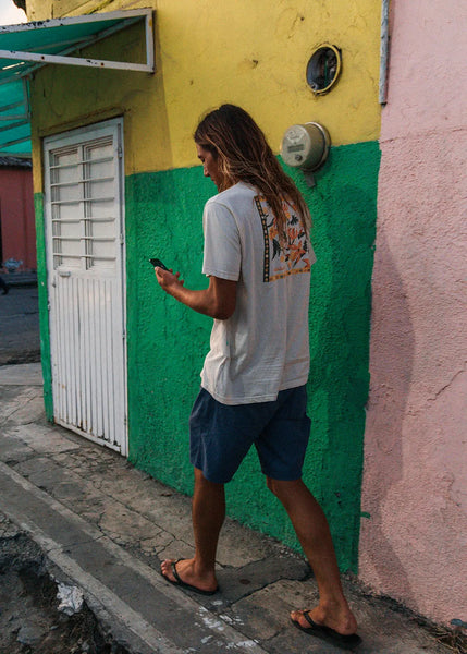 Vissla Mens Shirt Hibiscus Haze Organic