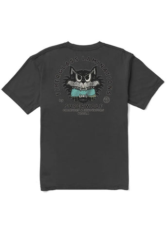 Vissla Mens Shirt Super Wolf Premium Pkt Tee