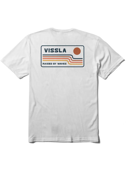 Vissla Mens Shirt Wavelengths Comp Lite Eco Performance Tee