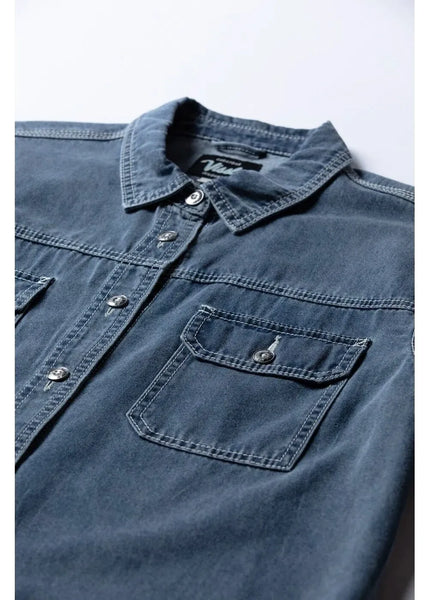 Vissla Mens Shirt Creators Denim Ls Workshirt