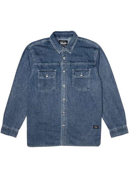 Vissla Mens Shirt Creators Denim Ls Workshirt