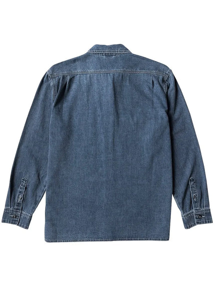 Vissla Mens Shirt Creators Denim Ls Workshirt