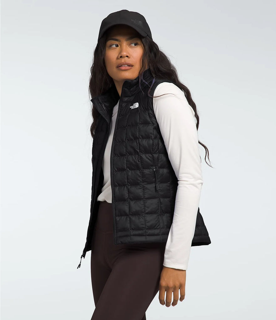 The North Face Thermoball Insulated Puffer Vest XL Black Speckle Spotted good Nylon