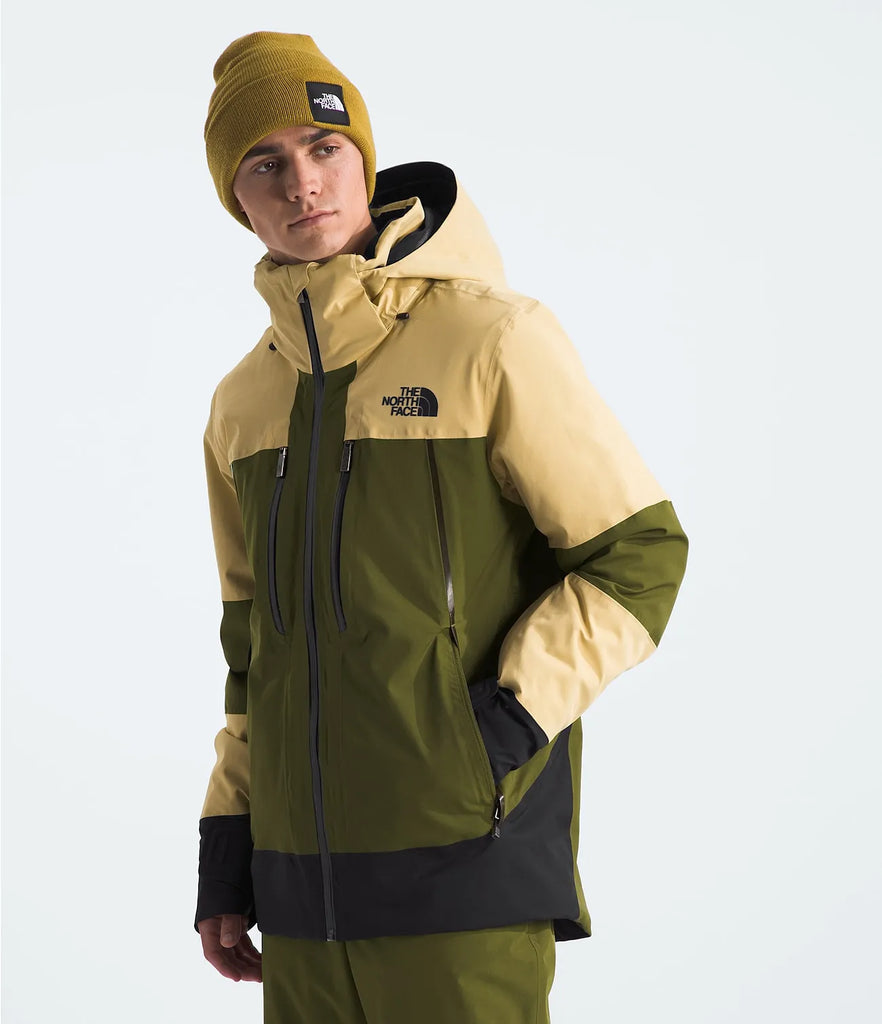 Men s The North Face Snowsquall Jacket Medium Forest Olive Lichen Gold