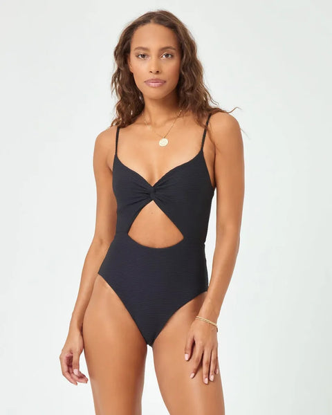 L*Space Womens Swimsuit Eco Chic Repreve Kyslee One Piece