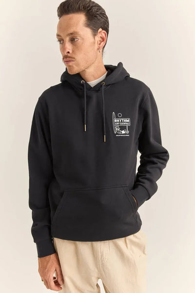 Rhythm Mens Sweatshirt Siesta Fleece Hood