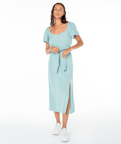 Roxy Womens Dress Bungalow Bliss Midi