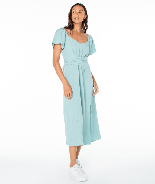 Roxy Womens Dress Bungalow Bliss Midi