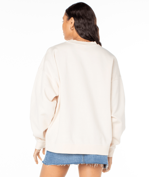 Roxy Womens Sweatshirt Lineup Oversized Crew