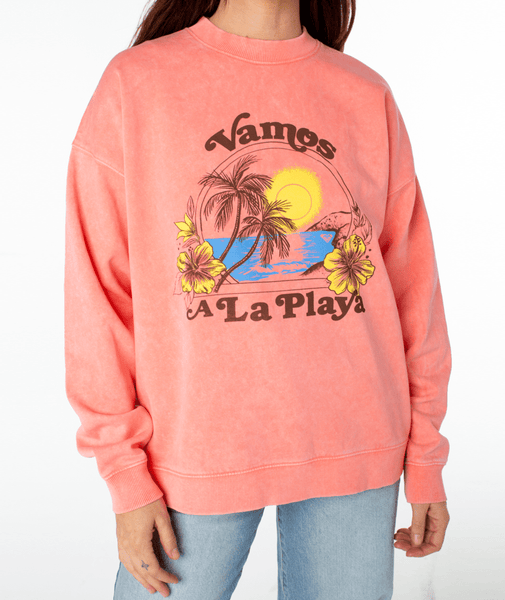 Roxy Womens Sweatshirt Lineup Oversized Crew