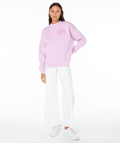 Roxy Womens Sweatshirt Lineup Oversized Crew