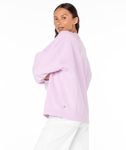 Roxy Womens Sweatshirt Lineup Oversized Crew