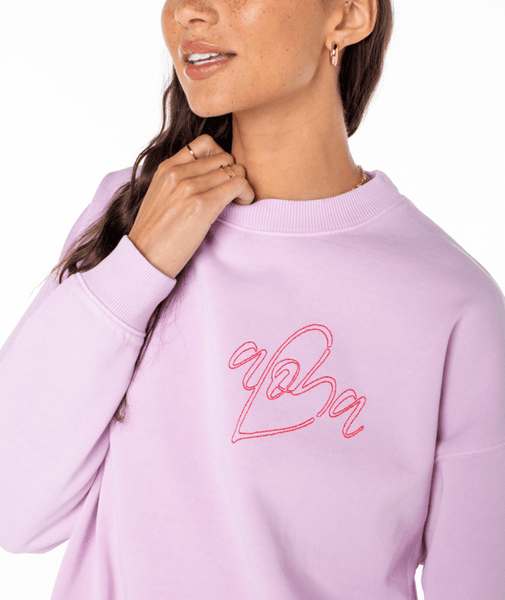 Roxy Womens Sweatshirt Lineup Oversized Crew