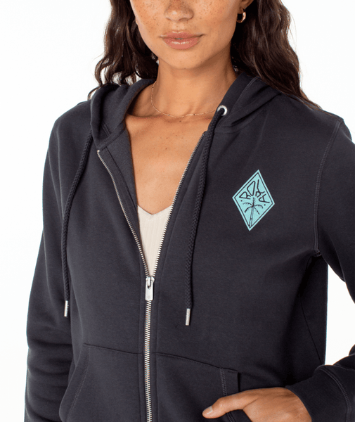 Roxy Womens Sweatshirt Evening Hike Zip