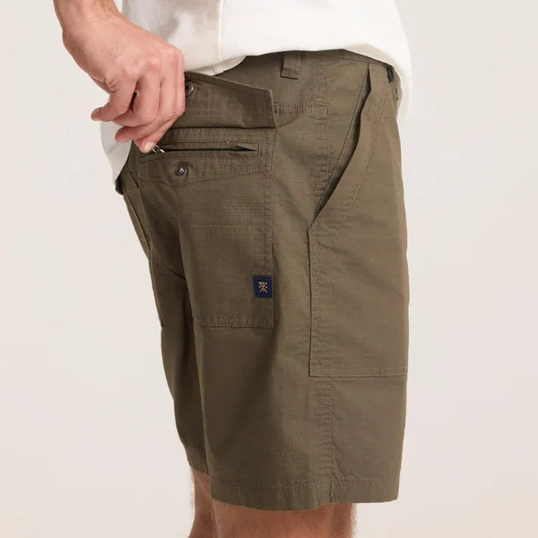 Roark Revival Mens Shorts Layover Utility Ripstop