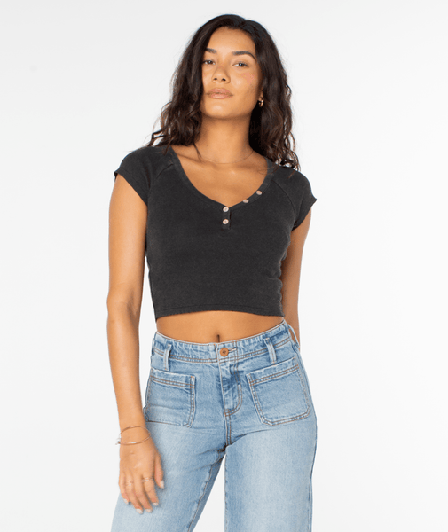 Roxy Womens Shirt Coffee Date