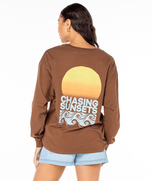 Roxy Womens Shirt Chasing Sunsets Olst