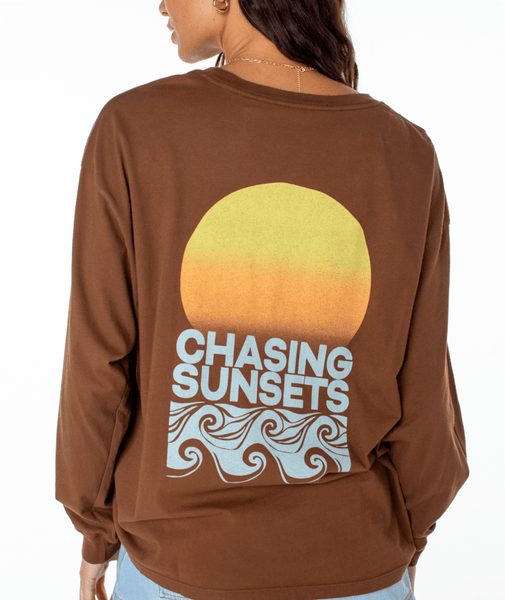 Roxy Womens Shirt Chasing Sunsets Olst