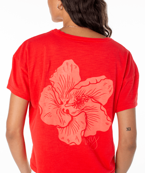 Roxy Womens Shirt Hibiscus Lover Bwnt