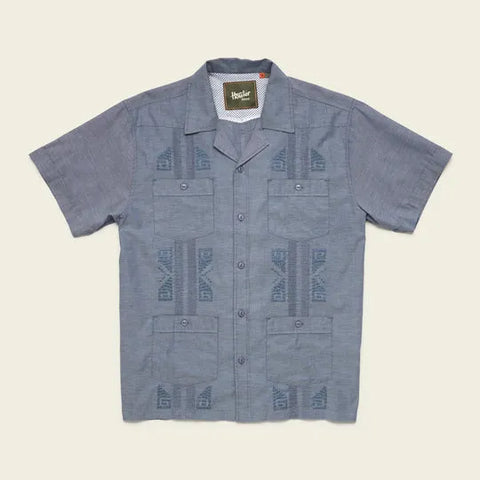 Howler Brothers Mens Woven Guayabera