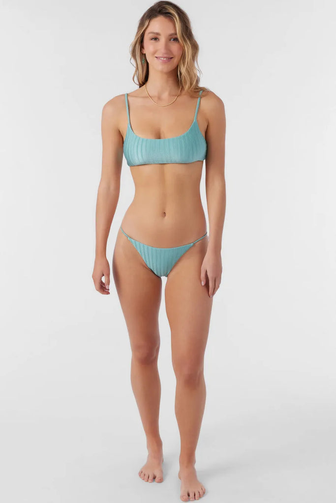 Nebbia Triangle Bralette Bikini top with Padding 457 - Blue