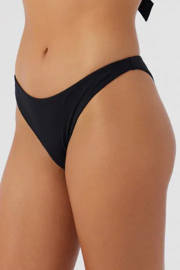 Oneill Womens Bikini Bottoms Saltwater Solids Flamenco High Cut Cheeky