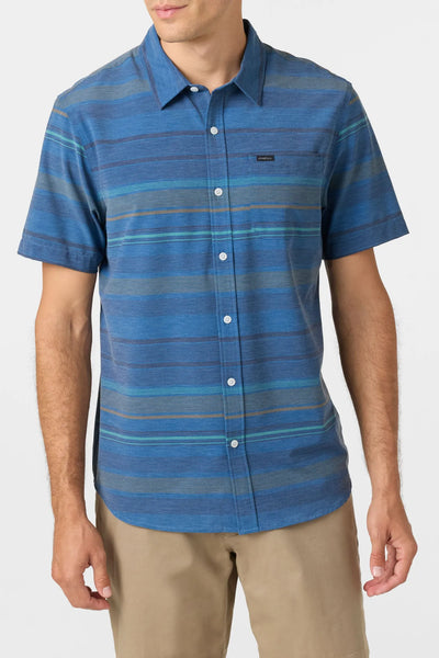 Oneill Mens Woven TRVLR UPF Traverse Stripe Relaxed Fit