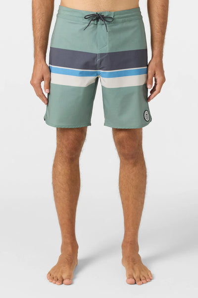 Oneill Mens Boardshorts Cruzer Stripe Scallop 18