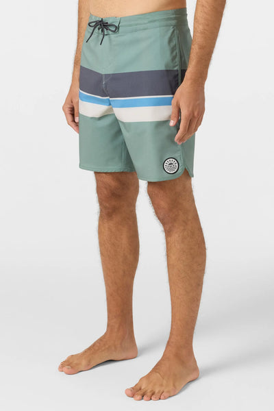 Oneill Mens Boardshorts Cruzer Stripe Scallop 18