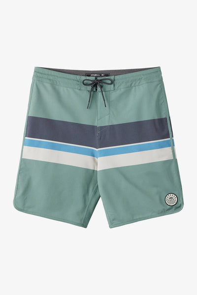 Oneill Mens Boardshorts Cruzer Stripe Scallop 18