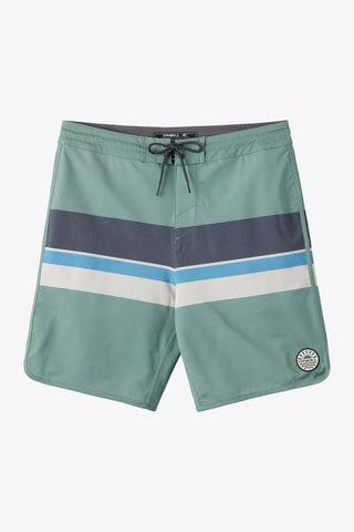 Oneill Mens Boardshorts Cruzer Stripe Scallop 18"