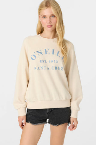 Oneill Womens Sweatshirt Boardwalk Crew Neck Fleece