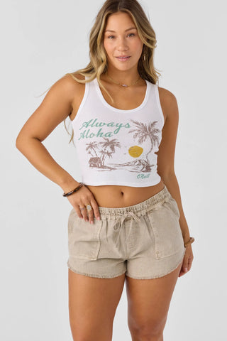 Oneill Womens Tank Top Always Aloha