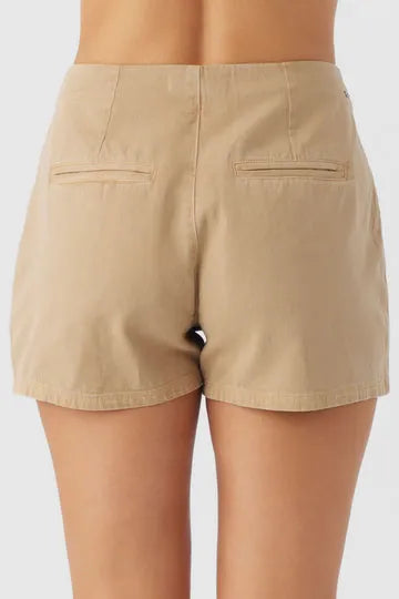 Oneill Womens Shorts Malcom Cotton Twill