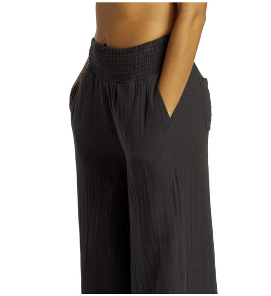 Billabong Womens Pants New Waves Wide Leg Beach Pants