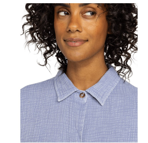 Roxy Womens Shirt  Morning Time Washed