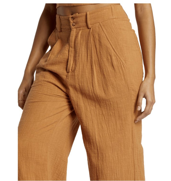 Billabong Womens Pants Tailor Made Wide Leg