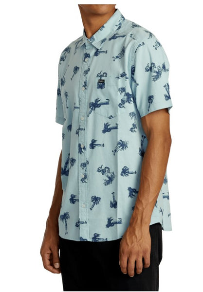 RVCA Mens Woven Pommier Palms