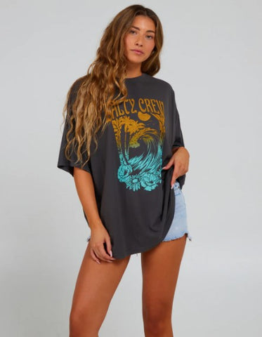 Salty Crew Womens Shirt Big Wave Cover Up Tee