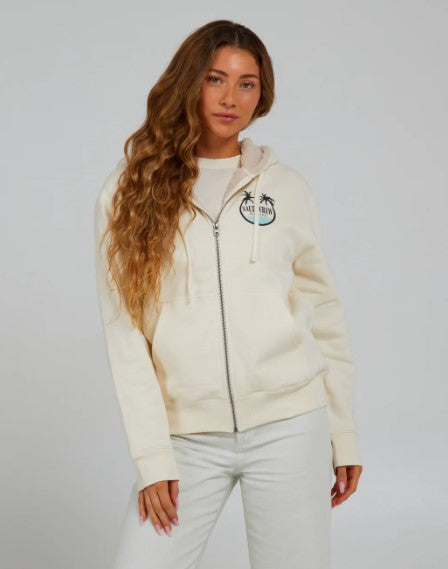 Salty Crew Womens Sweatshirt Shades Sherpa Zip Hoody