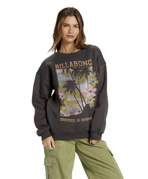 Billabong Womens Sweatshirt Sunkissed Paradise