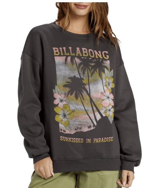 Billabong Womens Sweatshirt Sunkissed Paradise